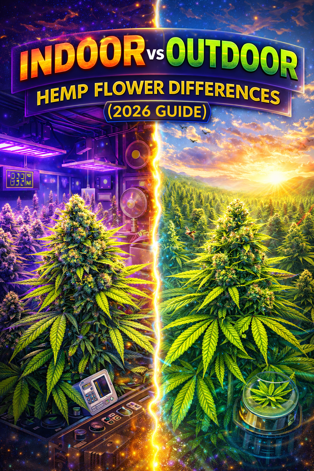 Indoor vs Outdoor Hemp Flower — What's the Difference? (2026 Guide)