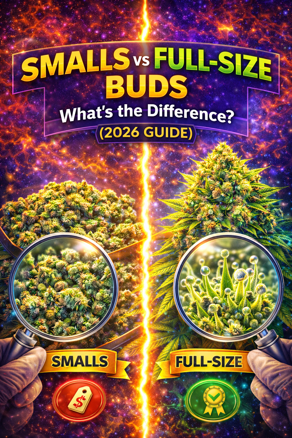 Smalls vs Full-Size Buds — What's the Difference? (2026 Guide)