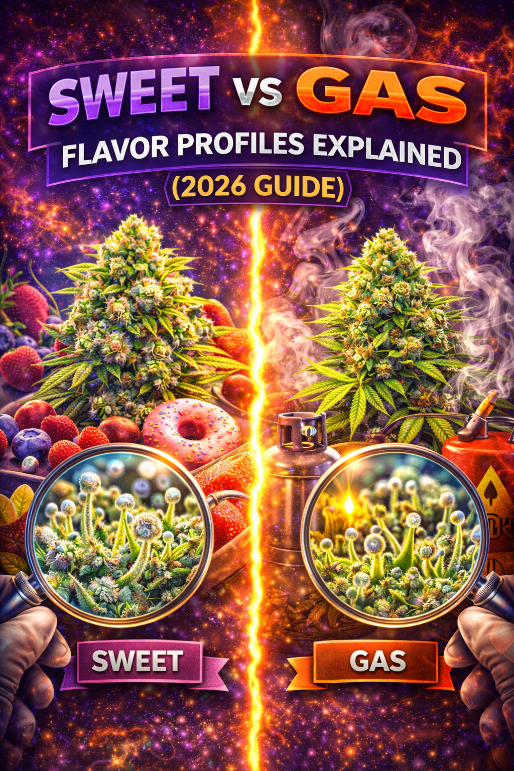 Sweet vs Gas Strains — Flavor Profiles Explained (2026 Guide)